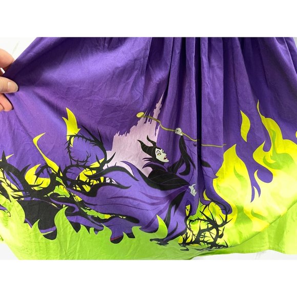 Disney Dress Shop Maleficent and Dragon Dress Sleeveless Purple XS - Picture 2 of 7